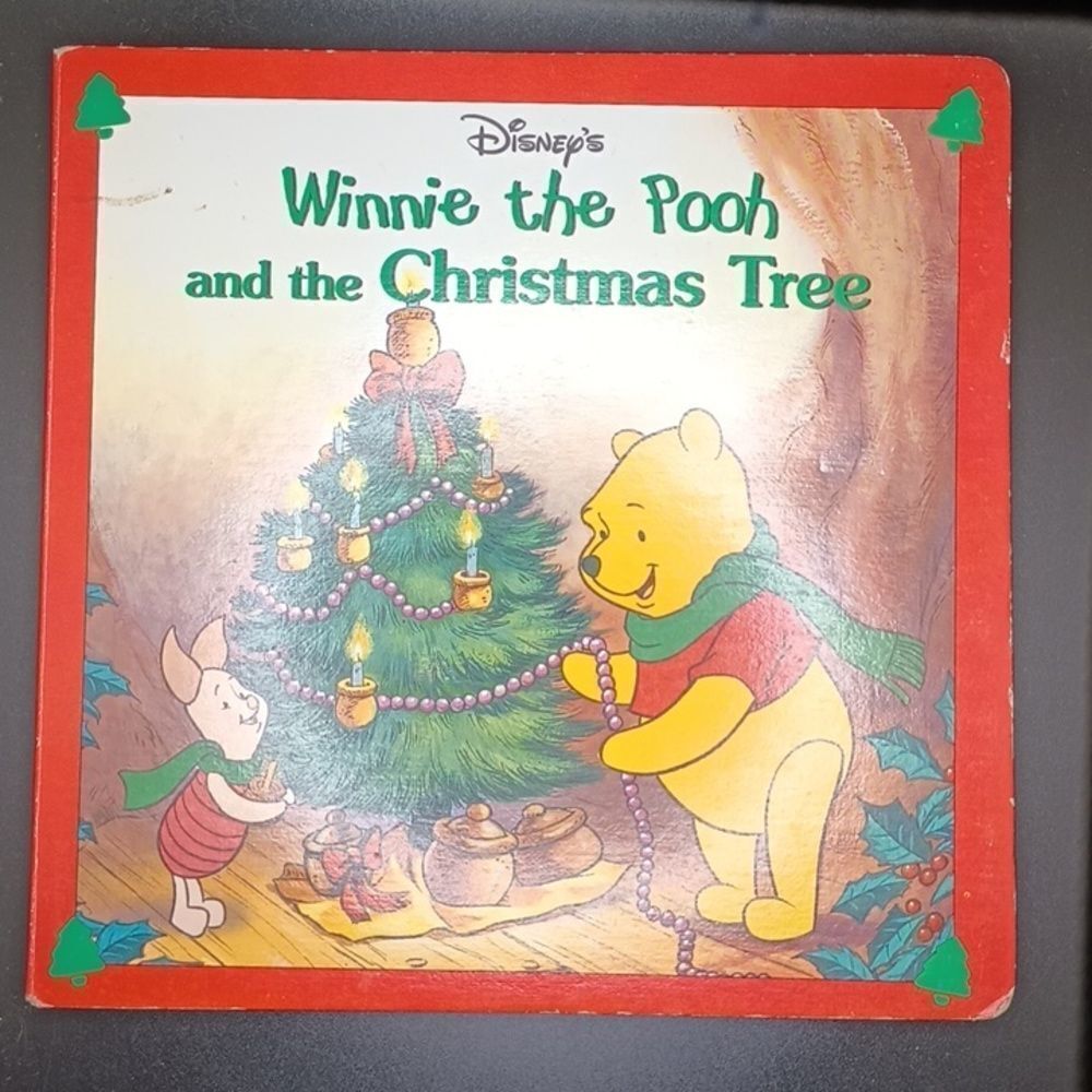 VINTAGE Disney's Winnie the Pooh and the Christmas tree book
